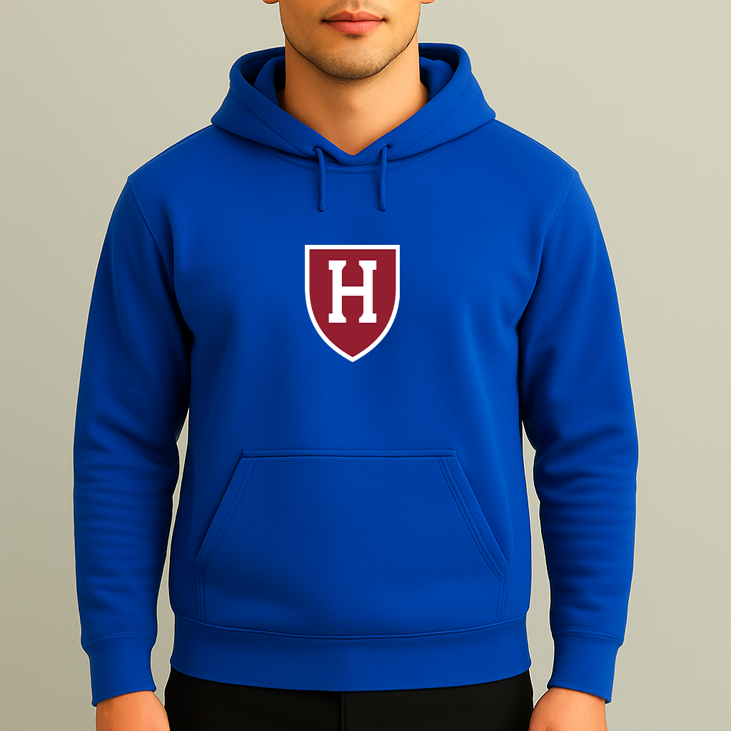 Men's Harvard Crimson Logo Pullover Hoodie