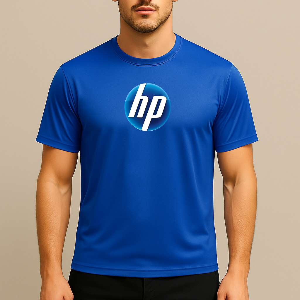 Men's HP Logo Polyester T-Shirt