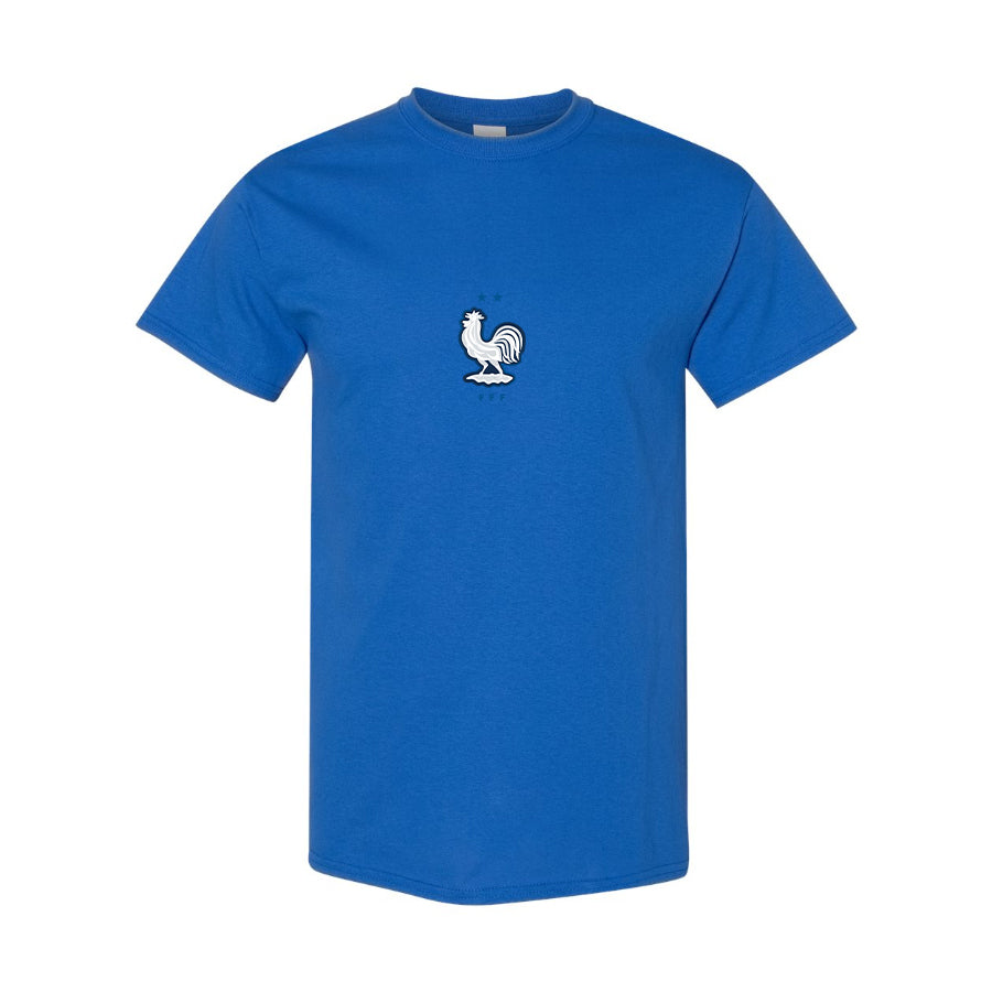 Youth Kids France National Soccer Team Cotton T-Shirt