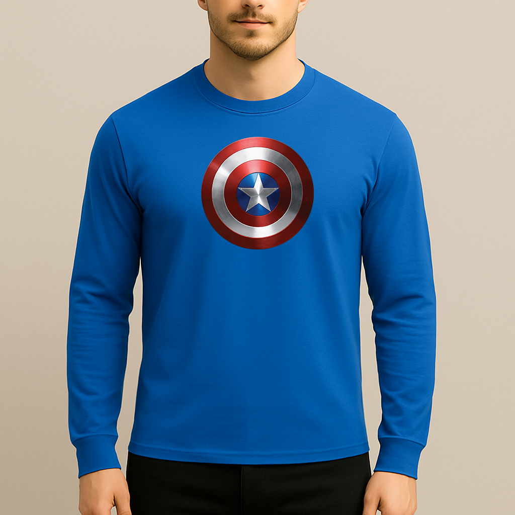 Captain America Long Sleeve T-Shirt