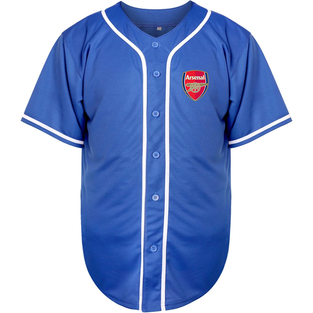 Men's Arsenal Soccer Baseball Jersey