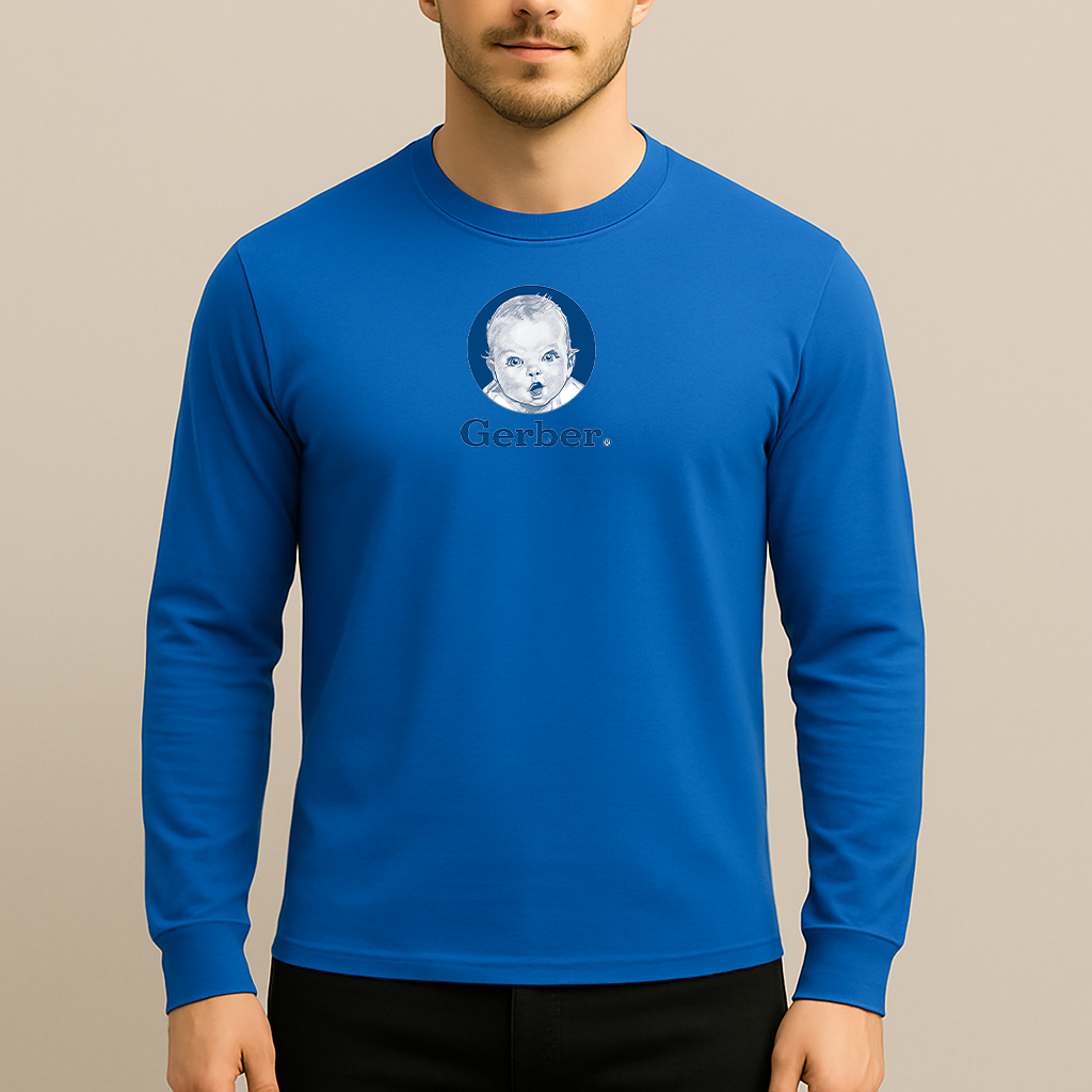 Men's Gerber Life Insurance Logo Long Sleeve T-Shirt