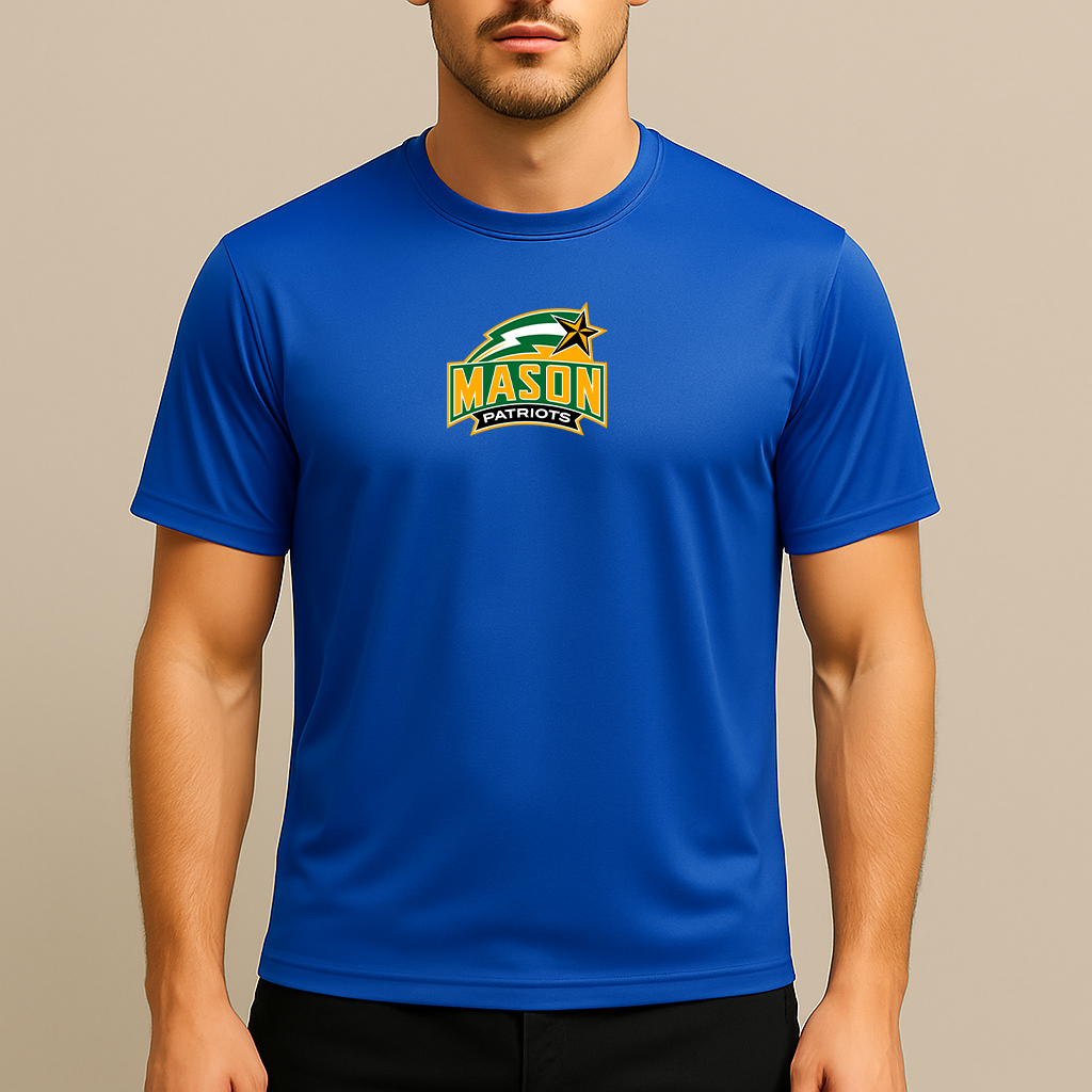 Men's George Mason Patriots Logo Polyester T-Shirt