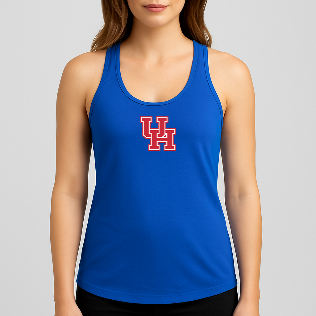 Women's Houston Cougars Logo Next Level Ideal Racerback Tank