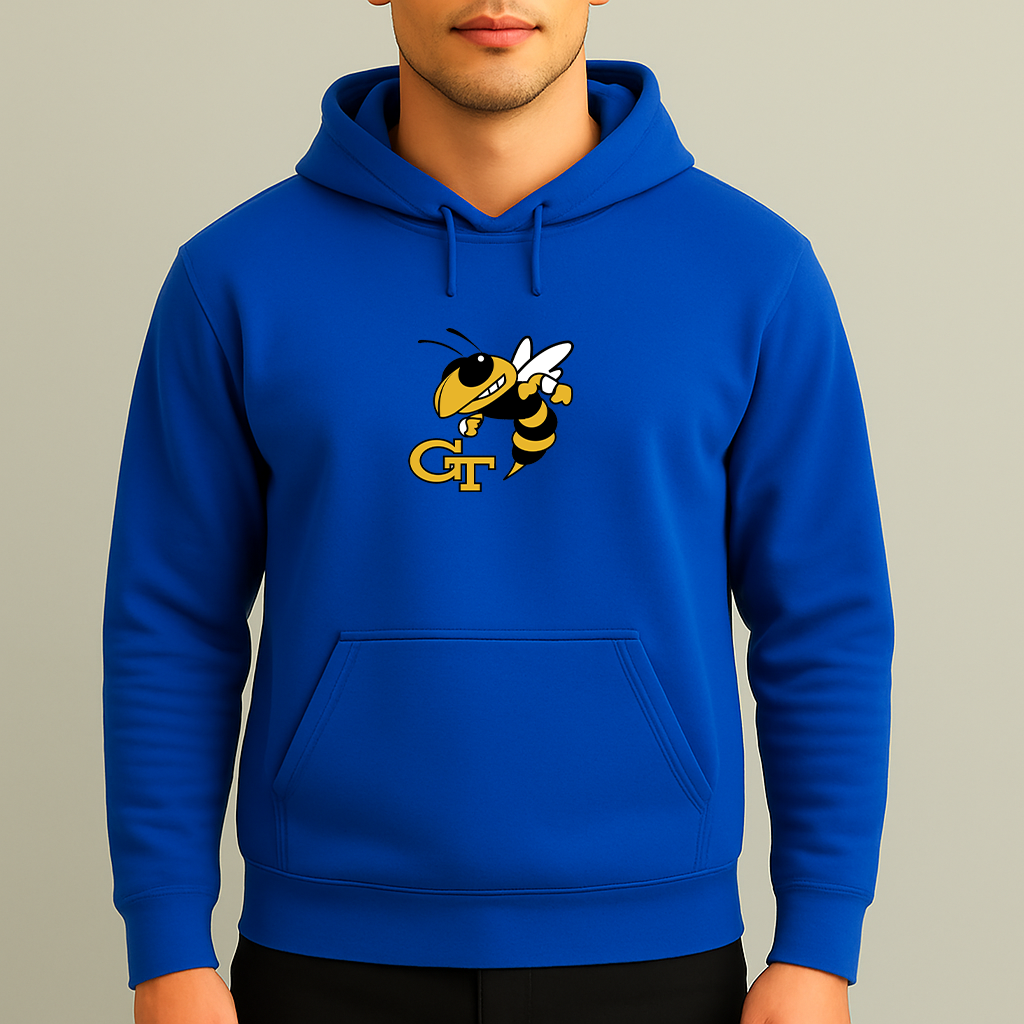 Men's Georgia Tech Yellow Jackets Logo Pullover Hoodie