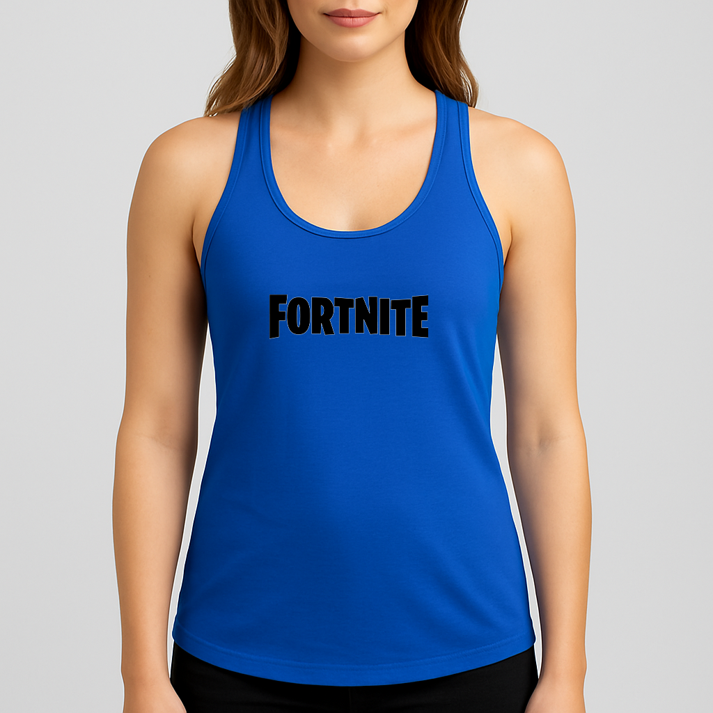 Women's Fortnite Battle Royale Game Racerback Tank Top