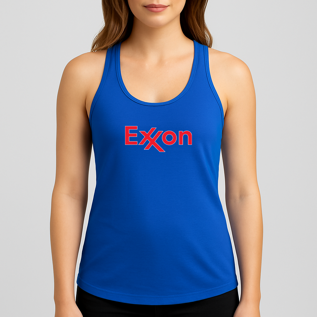Women's Exxon Gas Station Racerback Tank Top