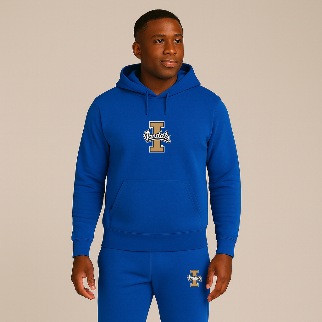 Men's Idaho Vandals Logo Hoodie Joggers Set