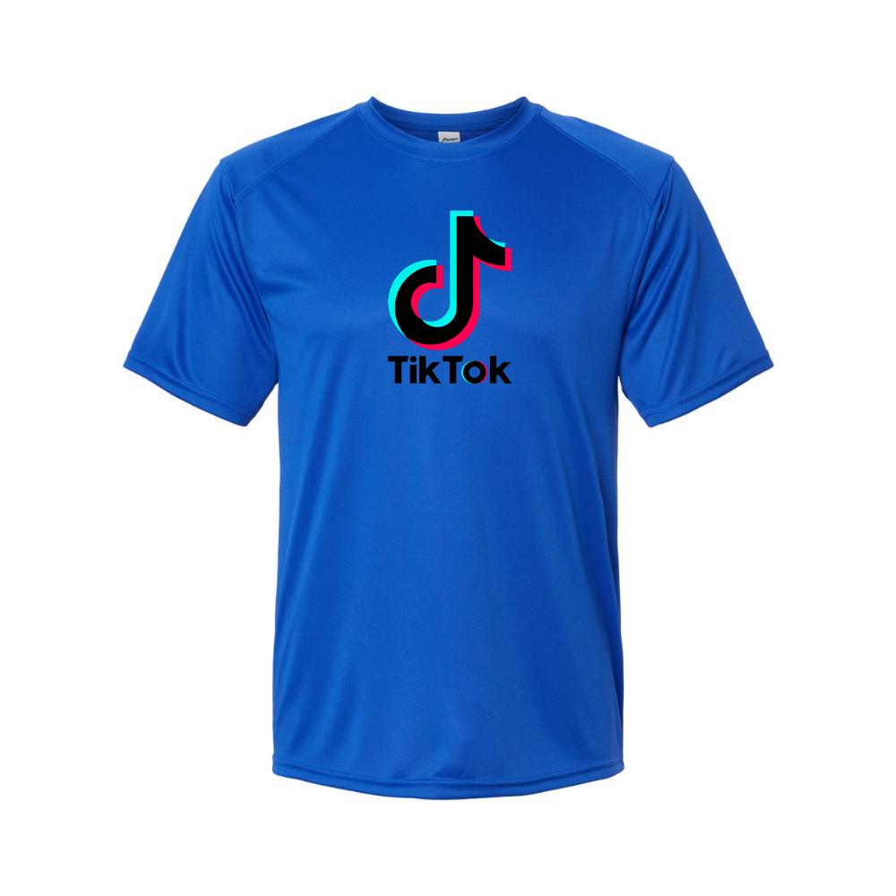 Men's TikTok Social Polyester T-Shirt