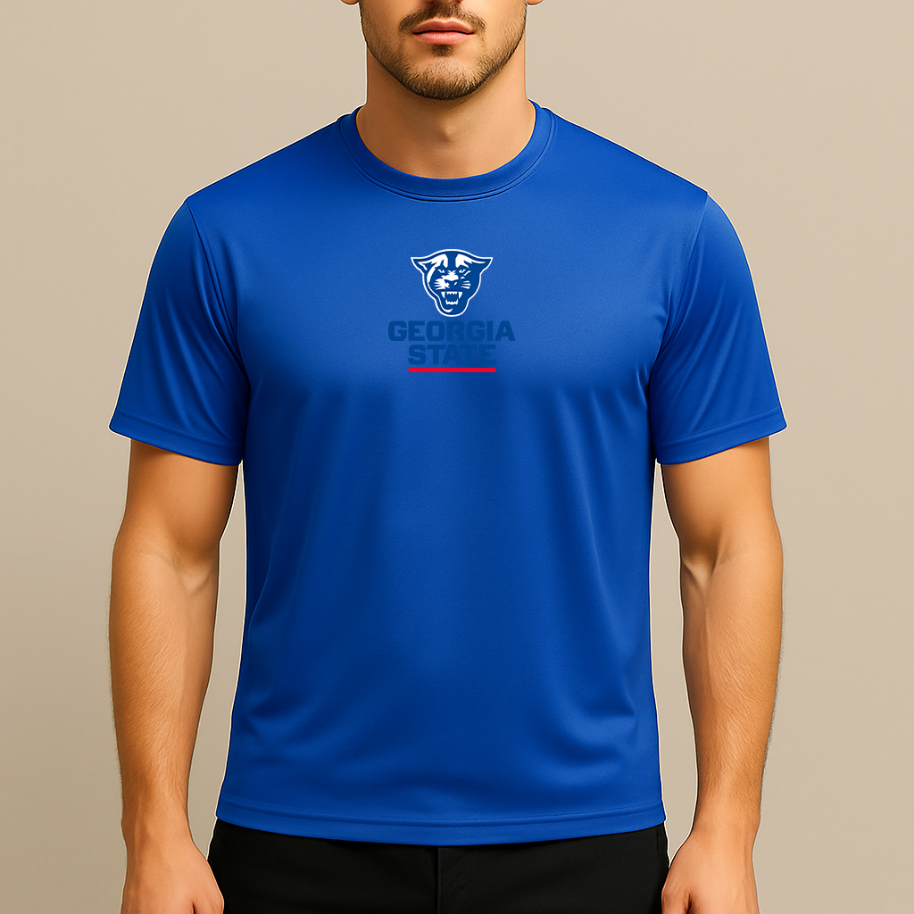Men's Georgia State Panthers Logo Polyester T-Shirt