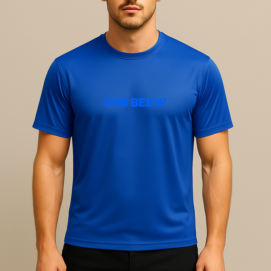 Men's Five Below Logo Polyester T-Shirt