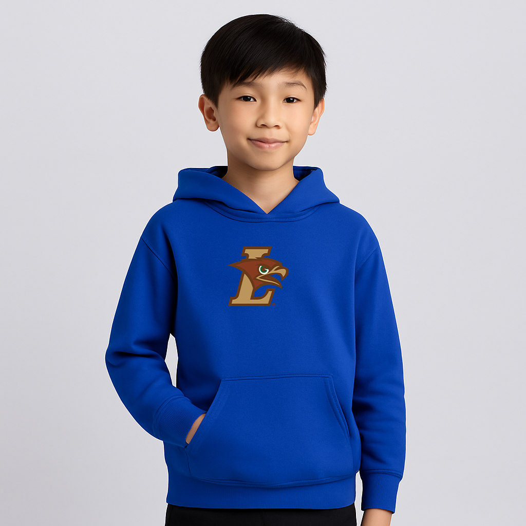 Youth Lehigh Mountain Hawks Logo Pullover Hoodie