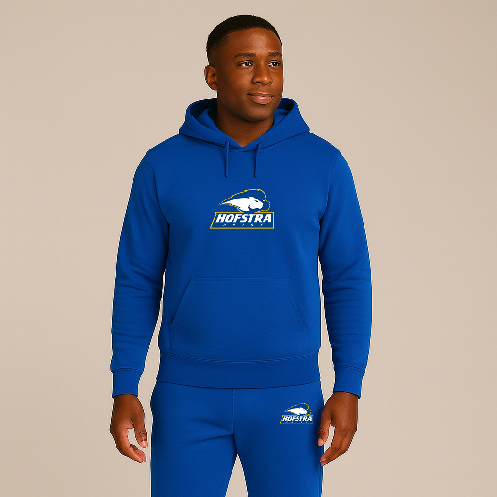 Men's Hofstra Pride Logo Hoodie Joggers Set