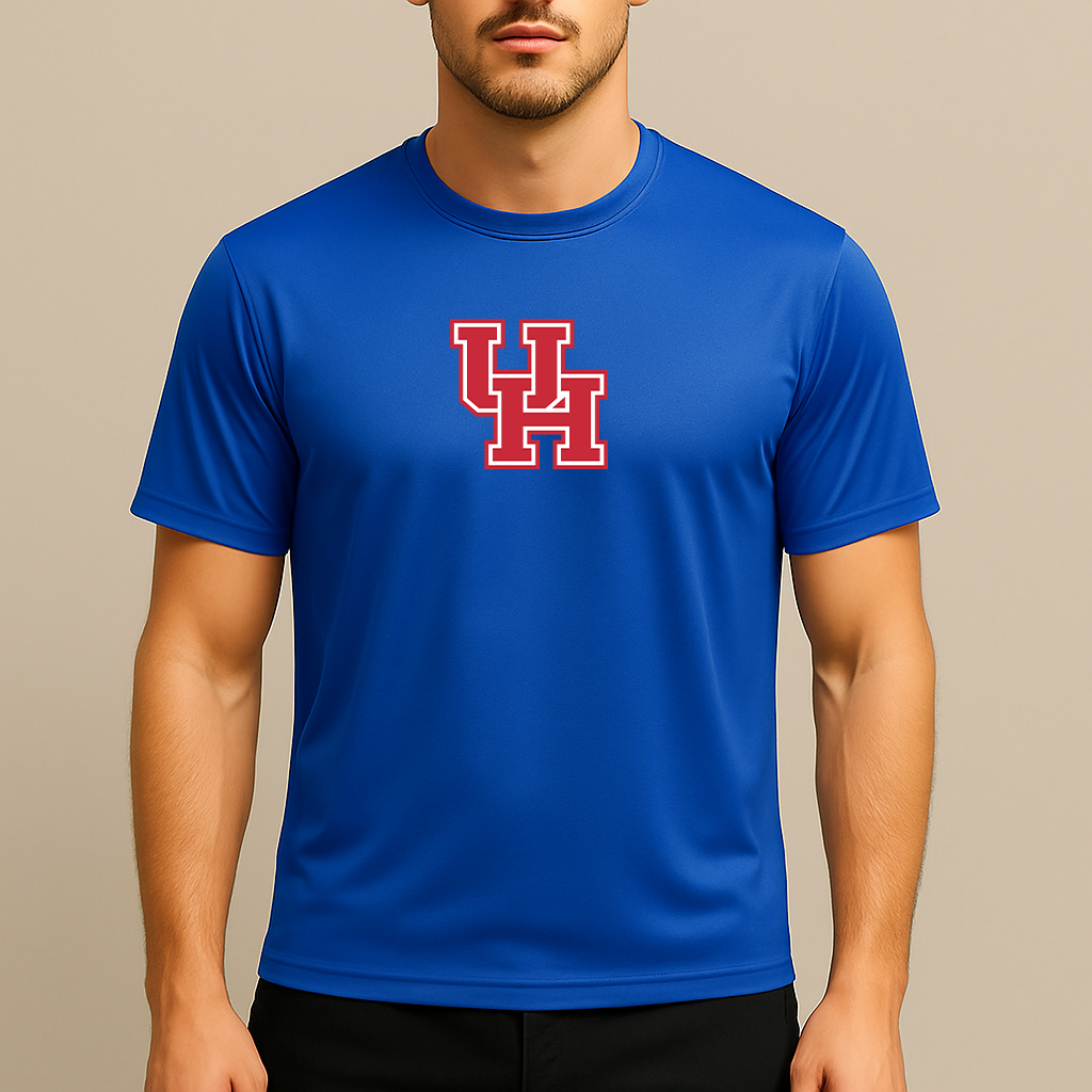 Men's Houston Cougars Logo Polyester T-Shirt