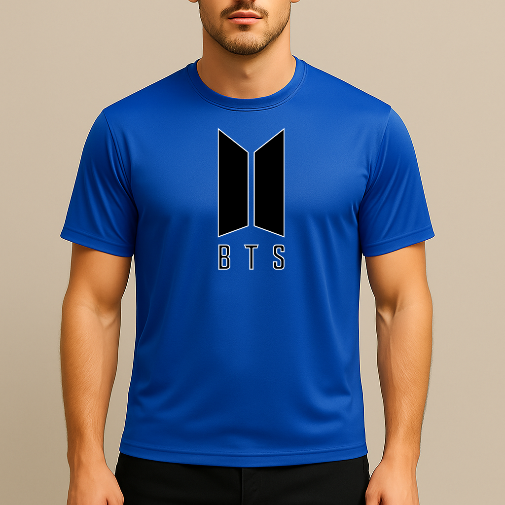 Men's BTS Music Polyester T-Shirt