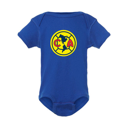 Club America Football Baby Romper Onesie