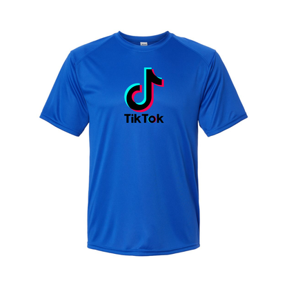 Men's TikTok Social Polyester T-Shirt