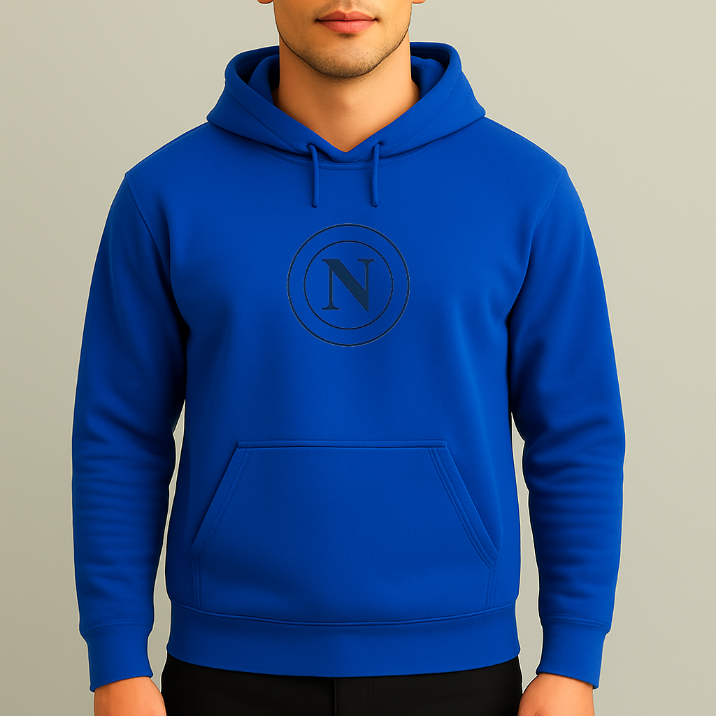 Men's Napoli 2025 Soccer Logo Pullover Hoodie