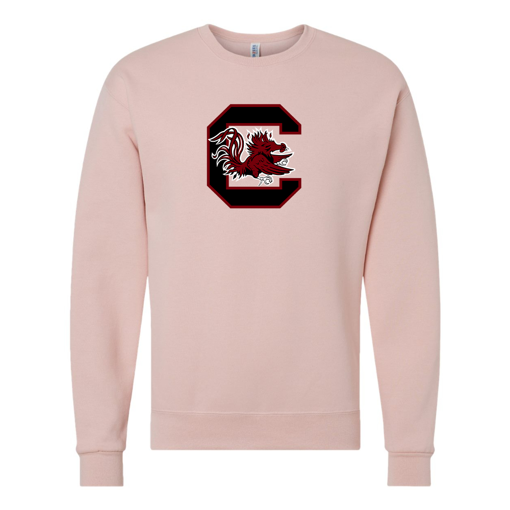 Men's South Carolina Gamecocks Logo  JERZEES NuBlend Crewneck Sweatshirt