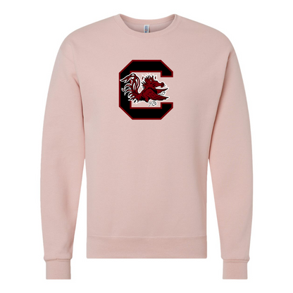 Men's South Carolina Gamecocks Logo  JERZEES NuBlend Crewneck Sweatshirt