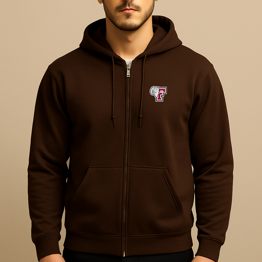 Men's Fordham Rams Logo Zipper Hoodie