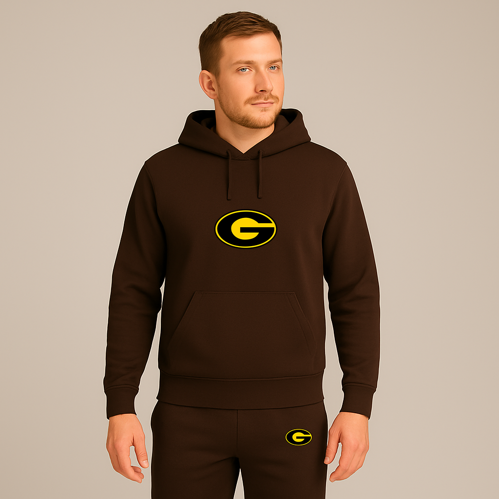 Men's Grambling State Tigers Logo Hoodie Joggers Set