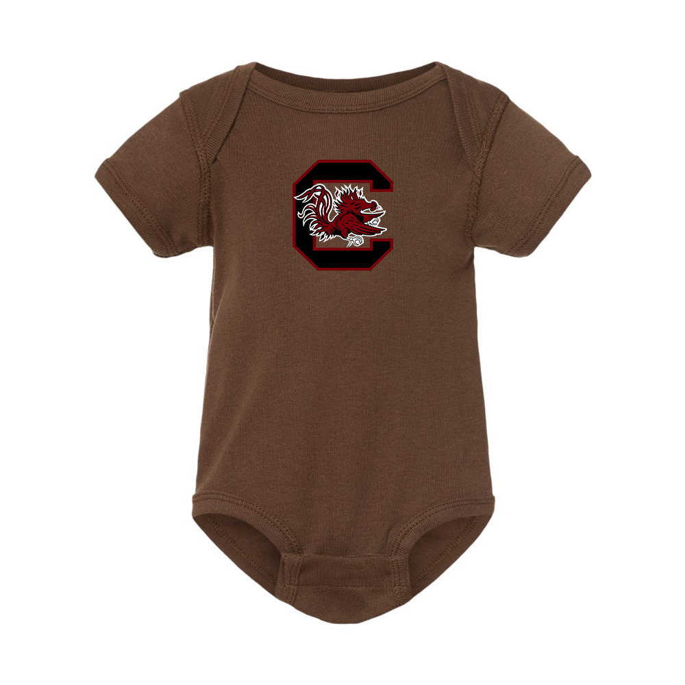 South Carolina Gamecocks Logo Rabbit Skins Infant Baby Rib Bodysuit