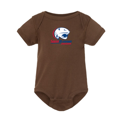 South Alabama Jaguars Logo  Rabbit Skins Infant Baby Rib Bodysuit