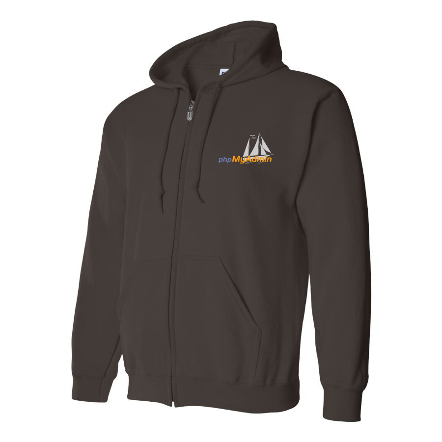 Men's phpMyAdmin Logo Zipper Hoodie