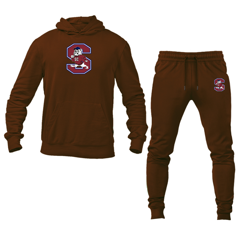 Men's South Carolina State Bulldogs Logo Hoodie Joggers Set