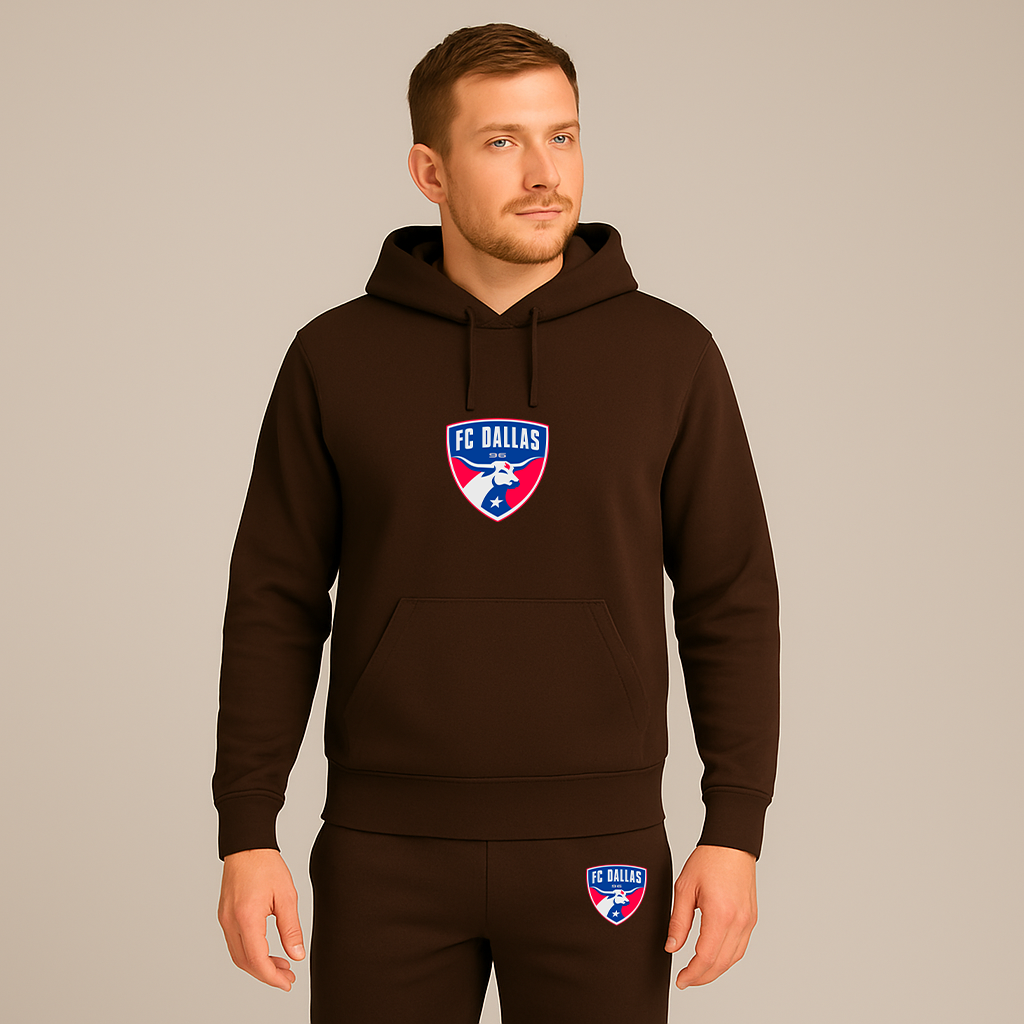 Men's FC Dallas Soccer Logo Hoodie Joggers Set