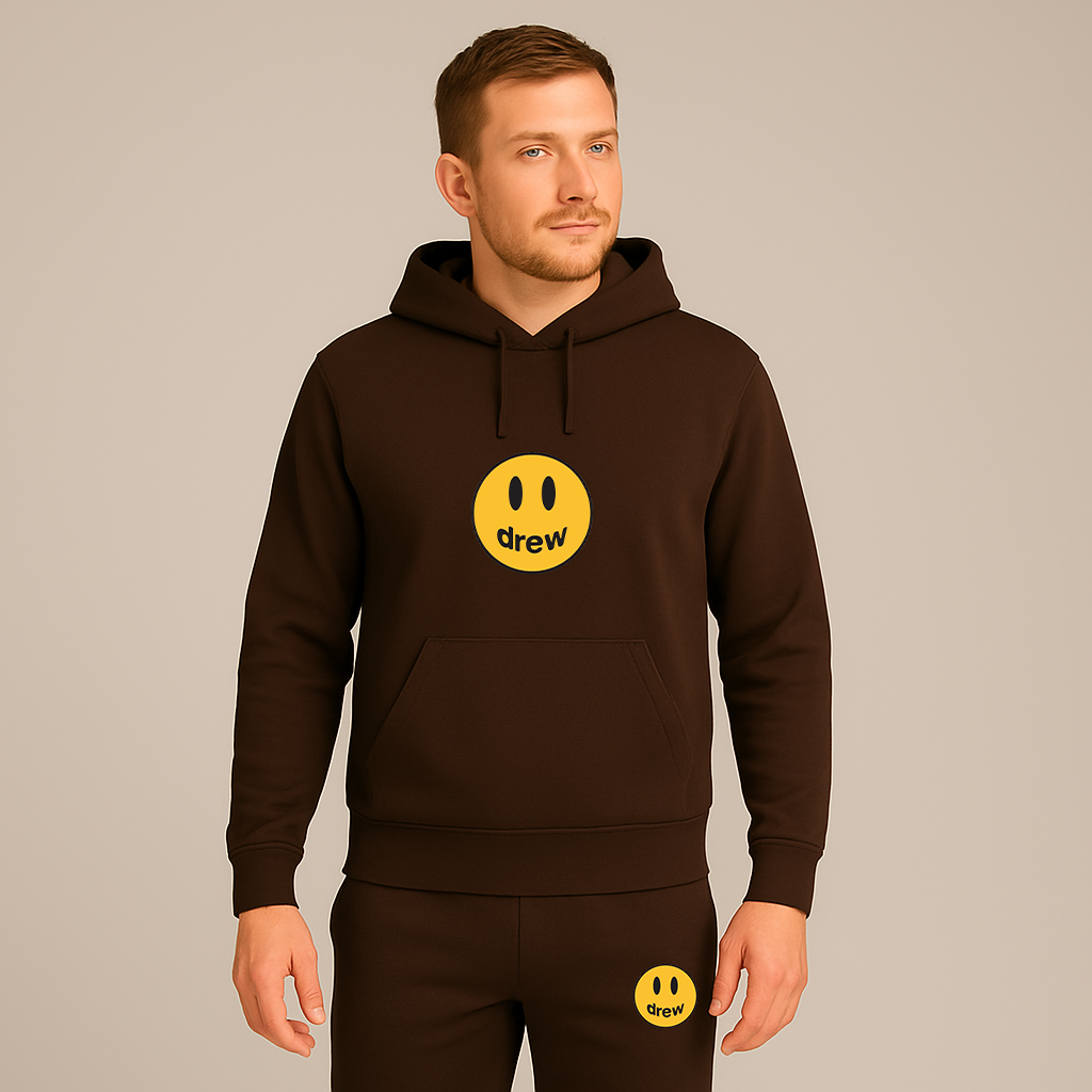 Men's Justin Bieber Drew Music Hoodie Joggers Set