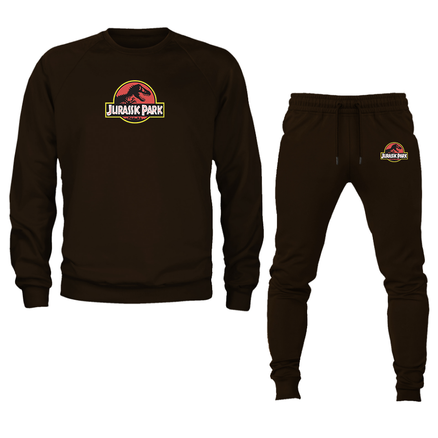 Men's Jurassic Park Movie Crewneck Sweatshirt Joggers Suit