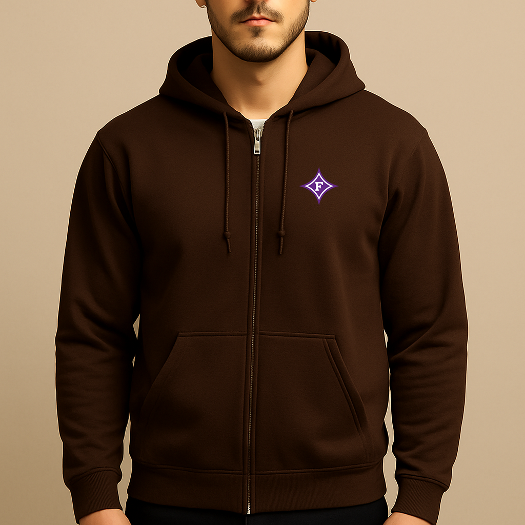 Men's Furman Paladins Logo Zipper Hoodie