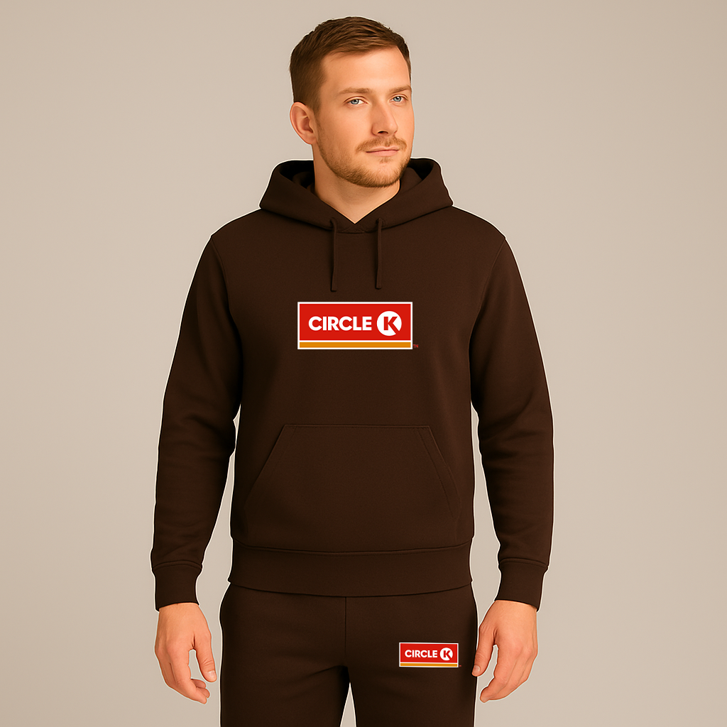 Men's Circle K Gas Station  Hoodie Joggers Set