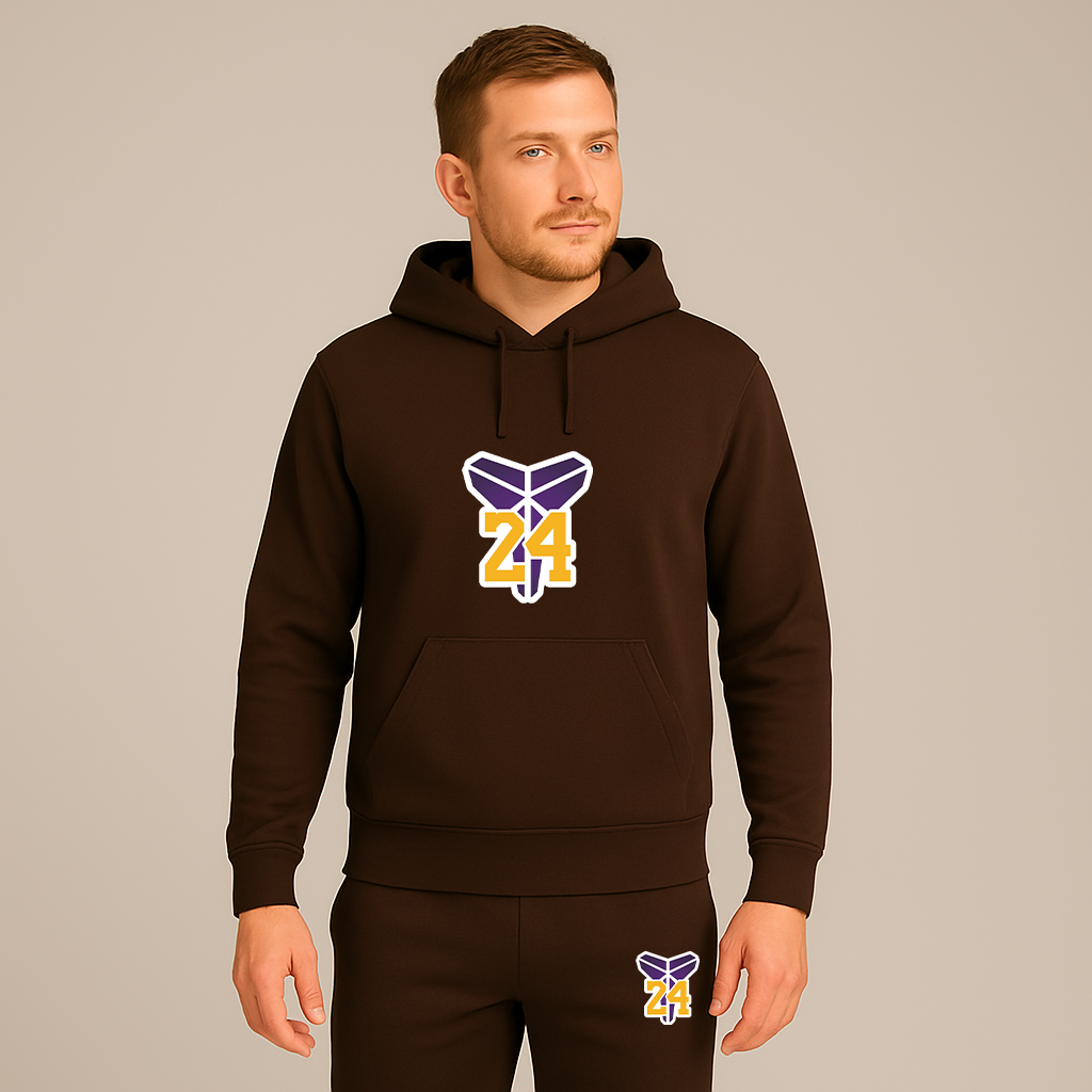 Men's Kobe Bryant Mamba 24 Hoodie Joggers Set