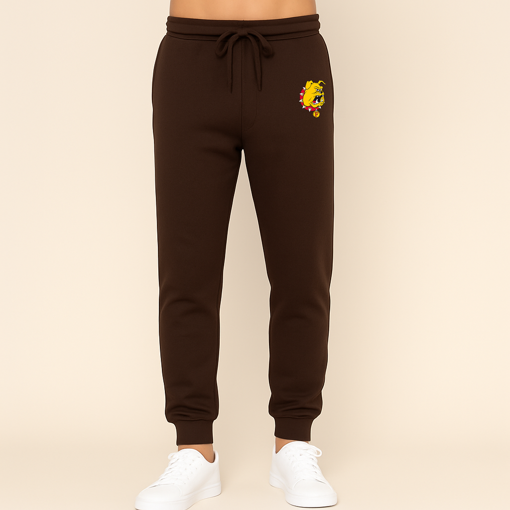 Men's Ferris State Bulldogs Logo Joggers Sweatpants