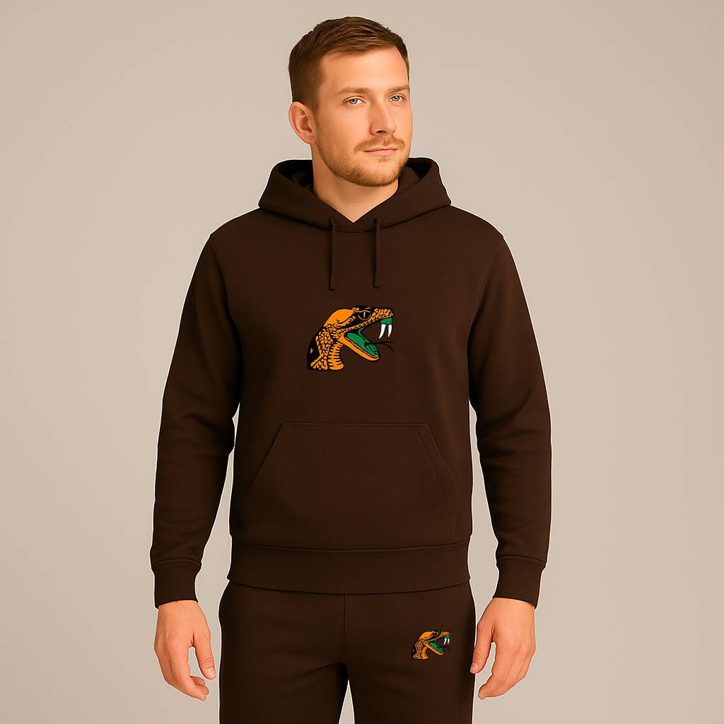 Men's Florida AM Rattlers Logo Hoodie Joggers Set