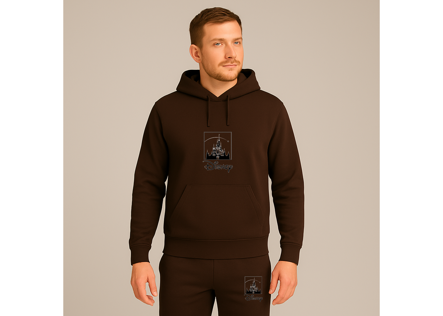 Men's Walt Disney Cartoon Hoodie Joggers Set