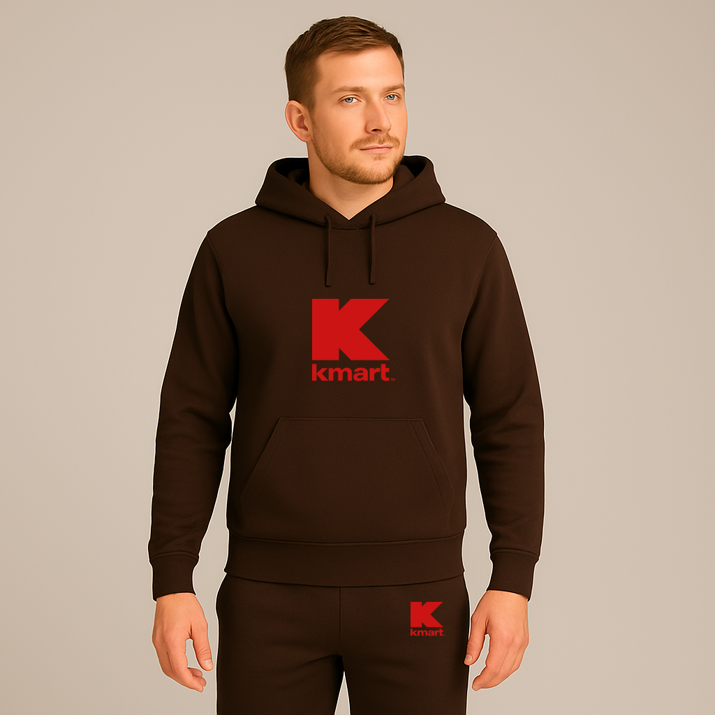 Men's Kmart Logo Hoodie Joggers Set