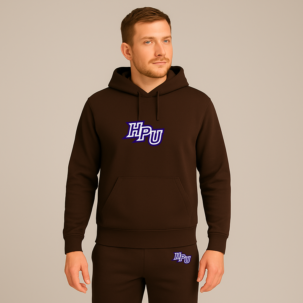 Men's High Point Panthers Logo Hoodie Joggers Set