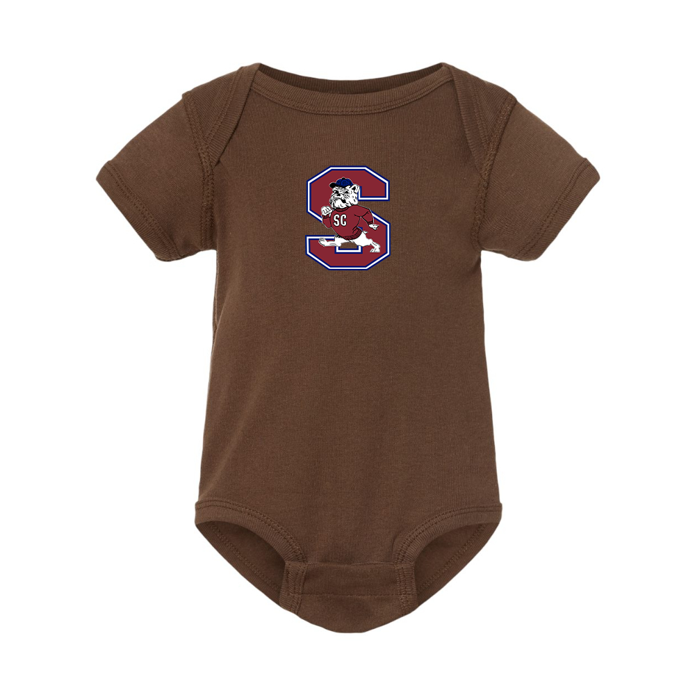 South Carolina State Bulldogs Logo Rabbit Skins Infant Baby Rib Bodysuit