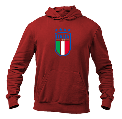 Men's Italy National Soccer Pullover Hoodie