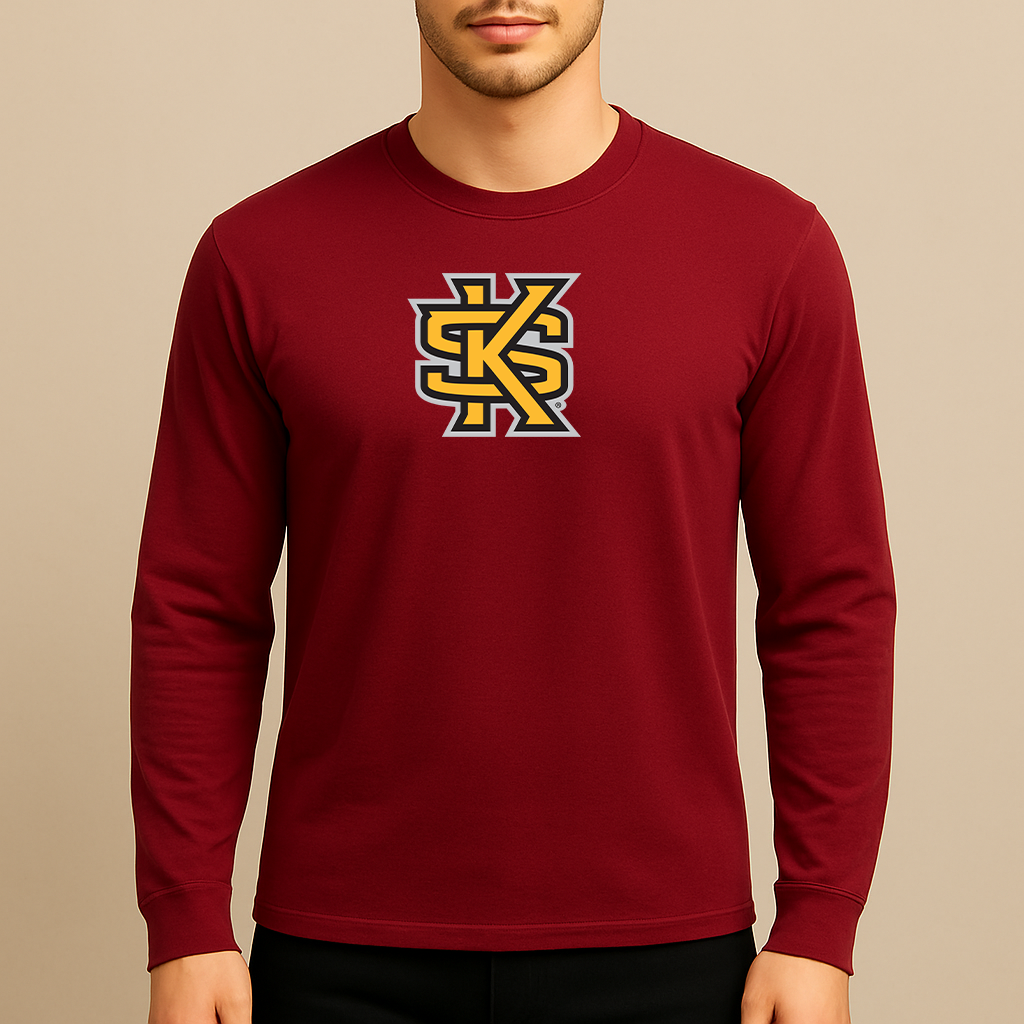 Men's Kennesaw State Owls Logo Long Sleeve T-Shirt