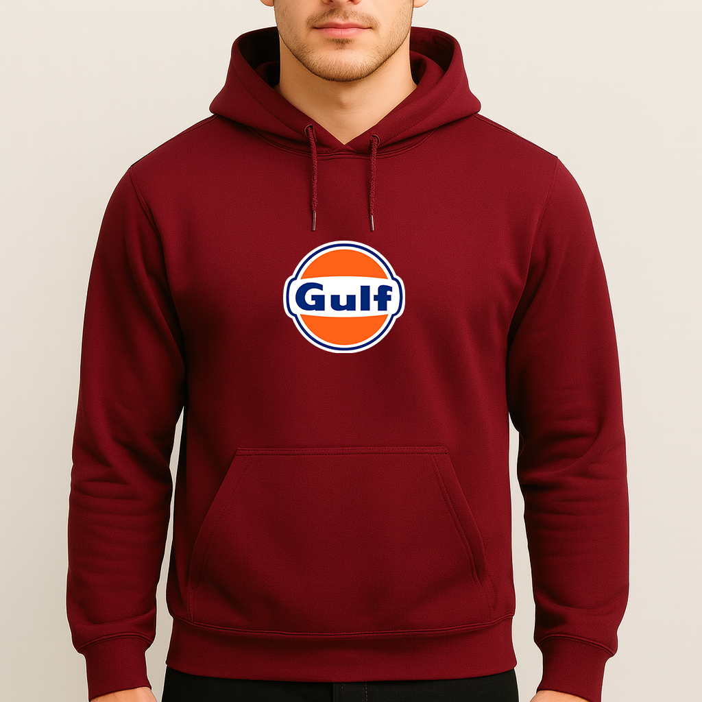 Men's Gulf Oil Logo Pullover Hoodie