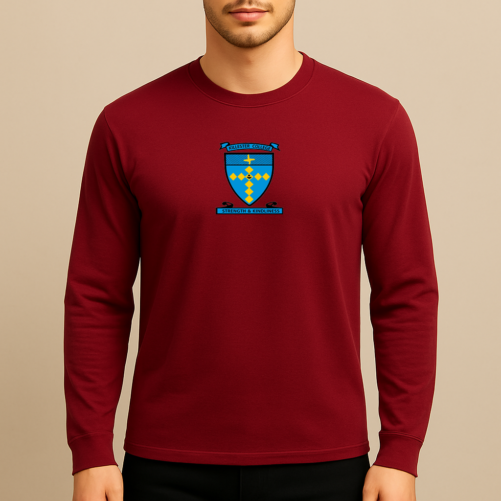 Men's Killester College Logo Long Sleeve T-Shirt