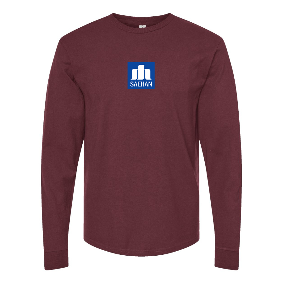Men's Saehan Motors Logo Long Sleeve T-Shirt