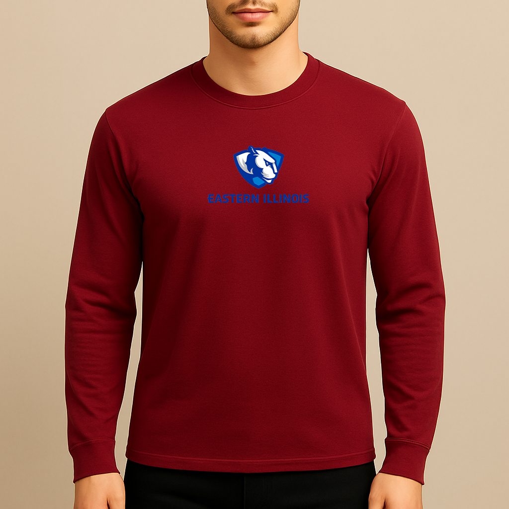 Men's Eastern Illinois Panthers Logo Long Sleeve T-Shirt