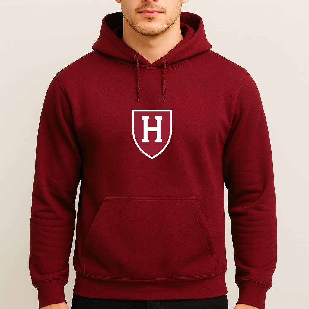 Men's Harvard Crimson Logo Pullover Hoodie