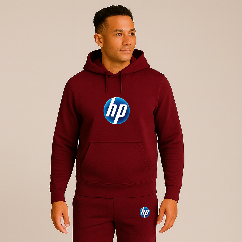 Men's HP Logo Hoodie Joggers Set